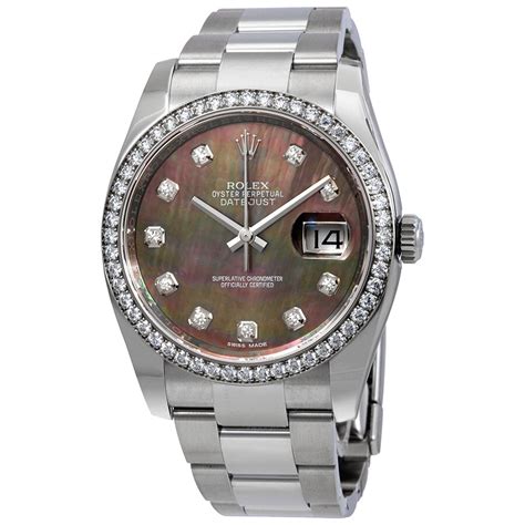 black mother of pearl rolex face ladies|rolex lady datejust 28 mm.